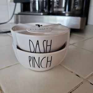 Rae Dunn very small "PINCH & DASH" bowls